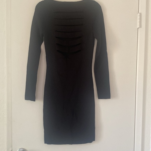 🔥NWOT Skull Cashmere Black Knit Dress. - Picture 5 of 12